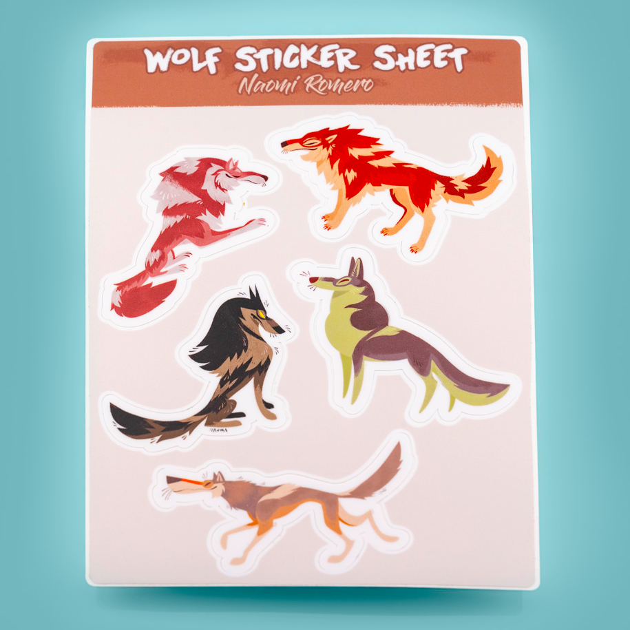 Wolf Sticker Sheet