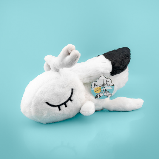 Small Fluffy Support Bunny Plush