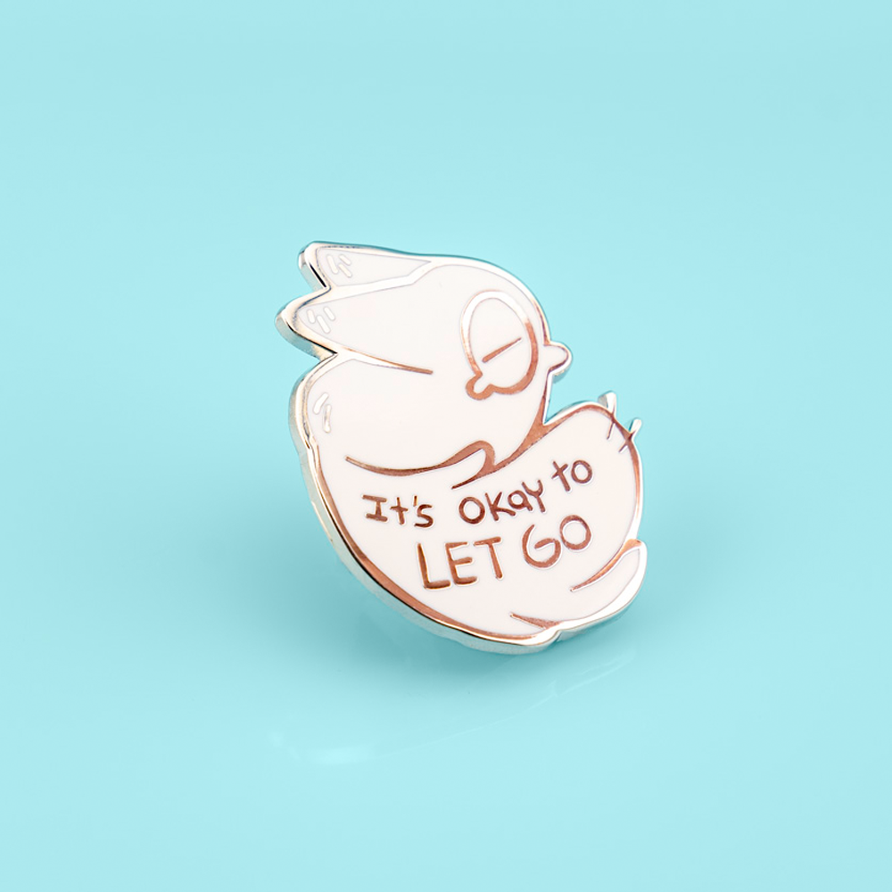 It’s Okay to Let Go - Anxiety Fox Enamel Pin