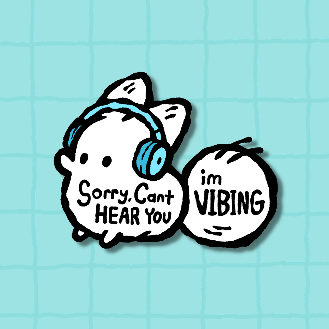 Anxiety Fox and Friends NEW Vinyl Stickers